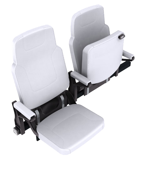 boxseat 990 vip läktarstol vip i plast unisport