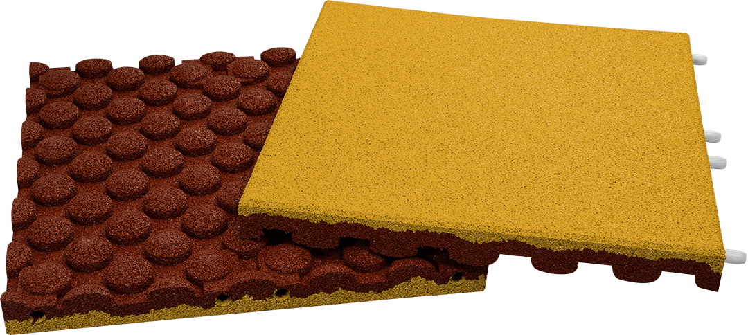 euroflex fallskyddsplatta epdm unisport
