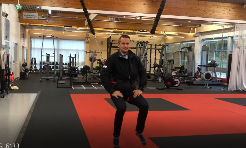 Saltex kuntosali kamppailu kattokisko volttivaljas